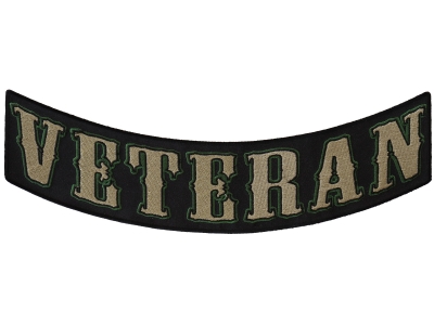 Veteran Lower Rocker Patch | US Military Veteran Patches